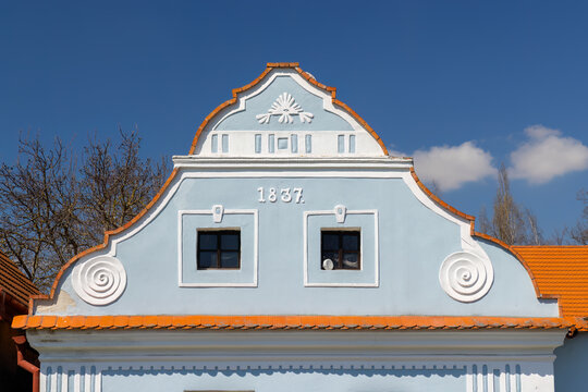 Zabori village monument reserve, Southern Bohemia, Czech Republic