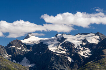 Fototapeta premium Landscape near Col de l'Iseran, Savoy, France