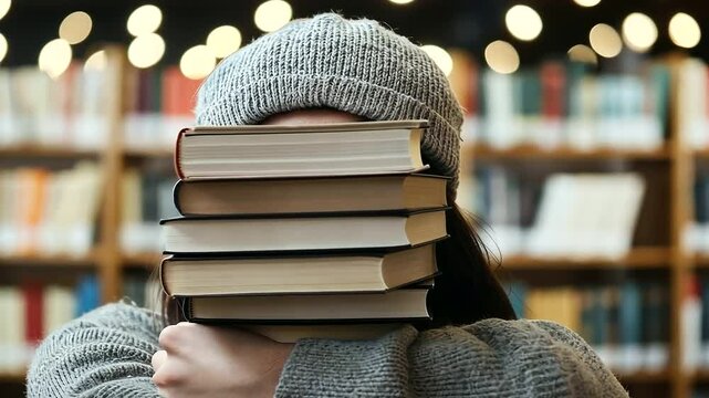Cozy Library Embracing a Love for Books