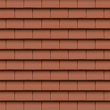 Seamless vector pattern of roof tiles arranged in horizontal rows, creating a clean, repetitive texture perfect for backgrounds, architectural designs, and construction projects