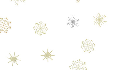 Winter Snow Symphony: Captivating 3D Illustration of Descending Snowflakes for Christmas