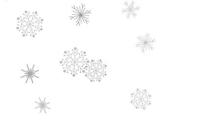 Snowflakes - new year pattern. Christmas theme, golden openwork shiny snowflakes, star, 3D rendering.