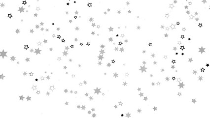 Scattered Stars on Black Background