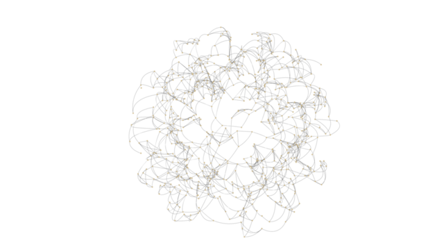 Abstract Network with Connected Nodes