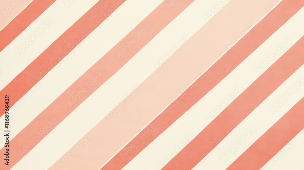 Poster diagonal red and white stripes pattern background for graphic design