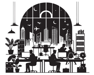 Fototapeta premium open space offce 14.eps