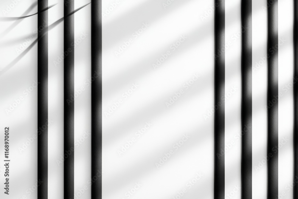 Poster a minimalist depiction of jail bars, represented as bold black lines against a simple white backgrou
