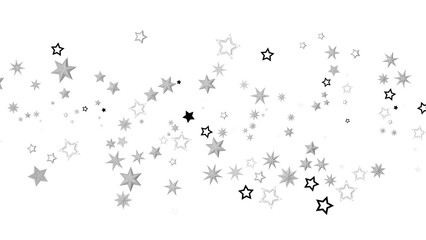 Sparkling Silver Stars