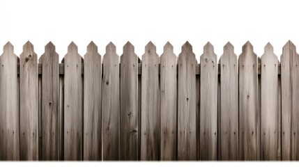 Fototapeta premium Wooden fence construction outdoor space image neutral background close-up home improvement ideas