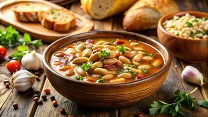 Scrumptious fagioli recipes: delectable photos of Italy's best white bean soup.