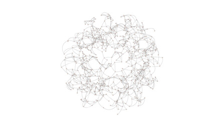 Abstract Network Structure with Lines and Points