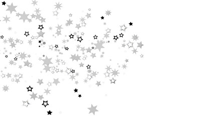 Scattered Stars on a Black Background
