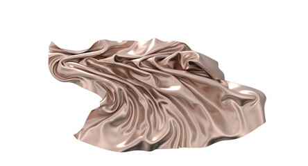 Abstract Satin Drape