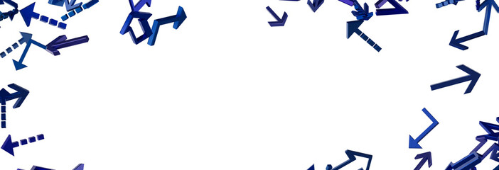 Abstract Blue Arrows Background