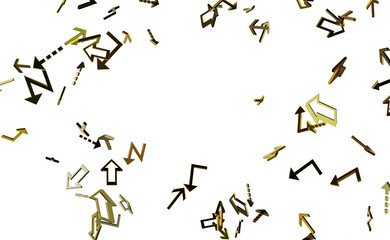 Abstract Gold Arrows Background
