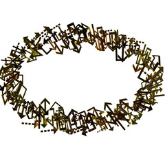 Green Arrows Background