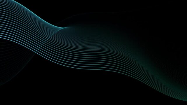 Dynamic 3D Echo Animation with Vibrant Colors, Perfect for Backgrounds or Presentations, loop