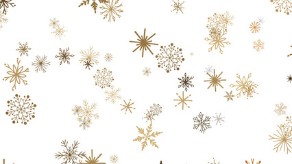 Snowflakes - Snowflakes Falling On Snow - Winter Banner