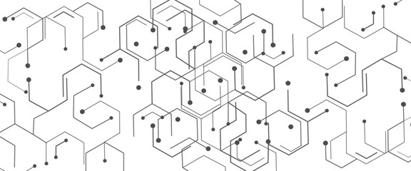 Vector abstract technology and science digital communication, high technology design line technology.