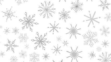 Snowflakes - Christmas Card - Snowflakes Of Paper In Frame