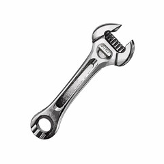Wrench Spanner Tool Icon Vector Illustration for Engineering Websites and Applications