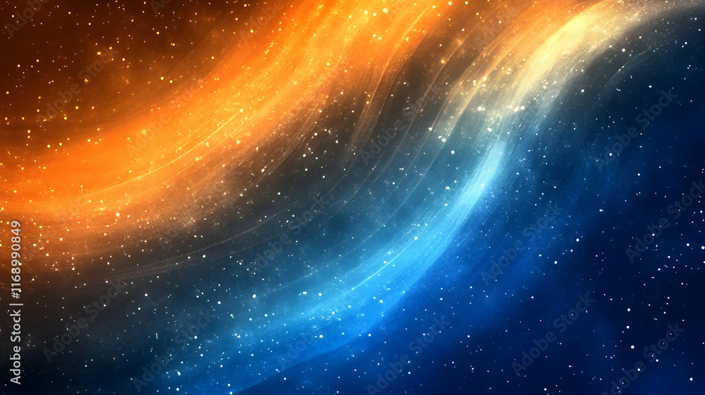 Wall mural Abstract Space Background Illustration