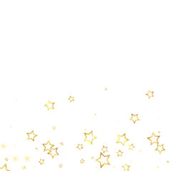 Christmas stars vector overlay.