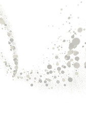 Obraz premium Abstract Grey Splashes on Black Background