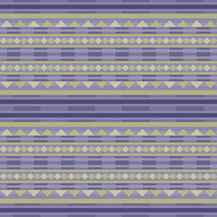 Geometric violet and green seamless pattern