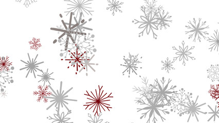 Snowflakes - Snowflakes Falling On Snow - Winter Banner