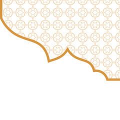 Islamic Corner Line Decoration