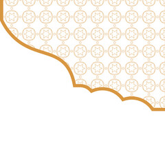 Islamic Corner Line Decoration