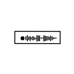 Voice audio message vector