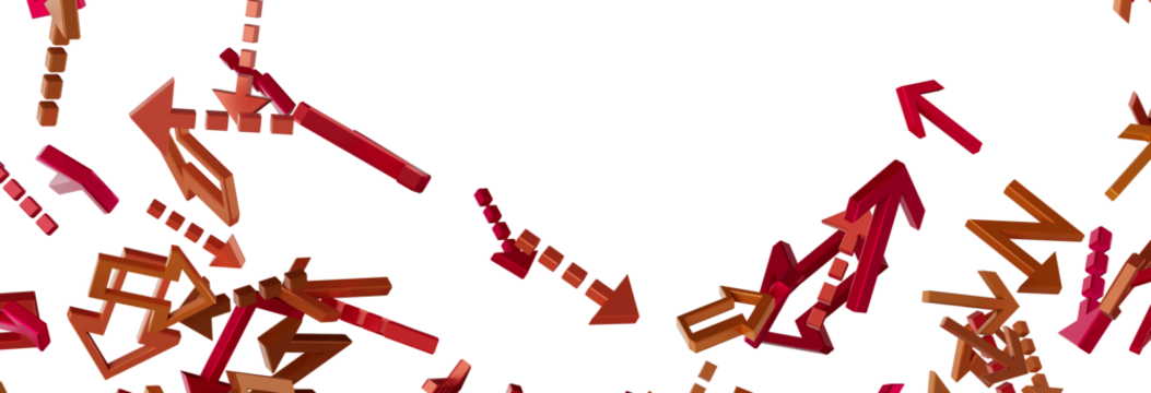 Abstract 3D Arrows Background