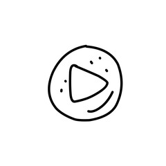 hand drawn music icon