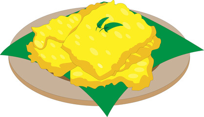 Tempe Mendoan Illustration
