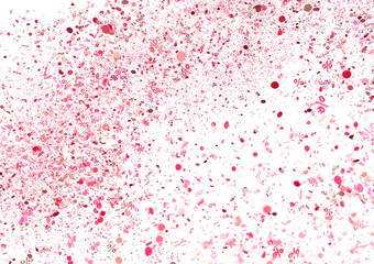 Pink Percentage Confetti Burst