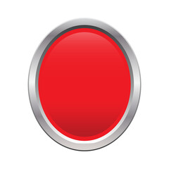 red button isolated