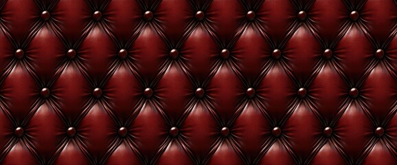 Fototapeta premium Elegant vintage quilted fabric sofa background.