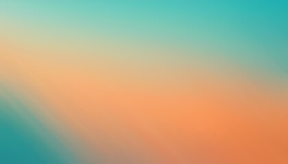 Abstract Teal and Peach Gradient Background  Soft Color Blend  Blurred Texture  Smooth Tra