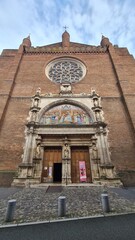 Le grand portail de Notre-Dame de La Dalbade