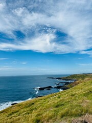 Obraz premium The coast of Melbourne Australia while driving along the great ocean road