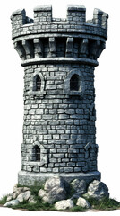 Stone Tower 3D Model