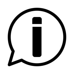 Information icon design template