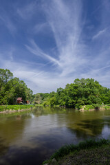 Confluence of Morava and Dyje rivers, Zahorie (CHKO Zahorie), triple border of Austria, Slovakia...