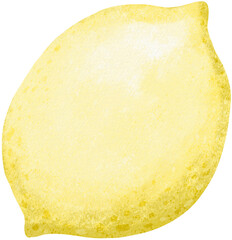 Hand drawn cute lemon for summer.