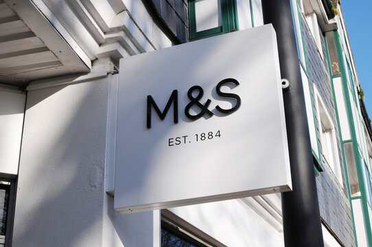 Marks & Spencer Shop Front Sign Logo