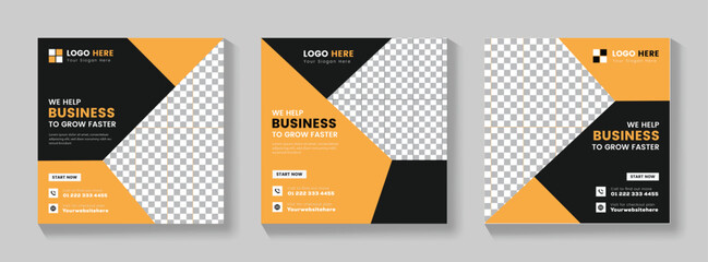 Marketing Agency Social Media Post Template, Agency Social Media Post Template, Social Media Post Template , Facebook Post, ,LinkedIn Post