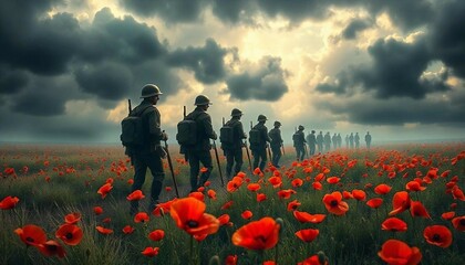 poppies in the field