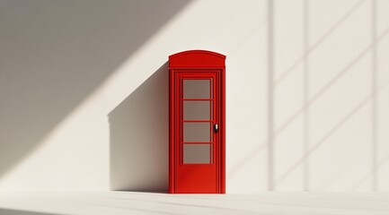 red phone box